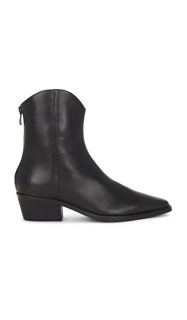 BLACK SUEDE STUDIO Reed Boot in Black | Black Ankle Boots for Women