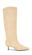 BLACK SUEDE STUDIO Sutton 50 Boot in Tan | Tan Heeled Boots for Women