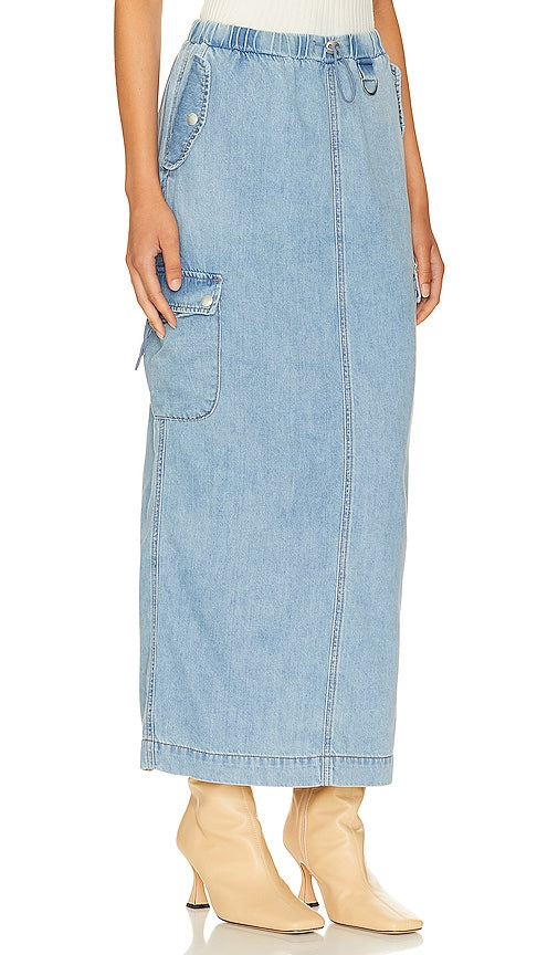 BLANKNYC Cargo Skirt in Blue