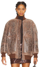 BLANCHA Shearling Bomber in Brown - Bomber en peau de mouton BLANCHA en marron - 棕色 BLANCHA 剪羊毛飞行员夹克 - BLANCHA Lammfell-Bomberjacke in Braun - BLANCHA 시어링 보머 브라운 색상 - Bomber in shearling BLANCHA in marrone