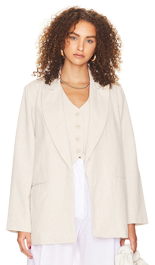 BLANKNYC Blazer in Beige - Blazer BLANKNYC en beige - BLANKNYC 米色西装外套 - BLANKNYC Blazer in Beige - BLANKNYC 블레이저 베이지색 - Blazer BLANKNYC in beige