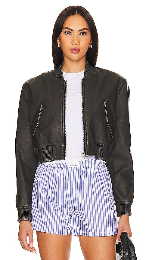 BLANKNYC Bomber in Black