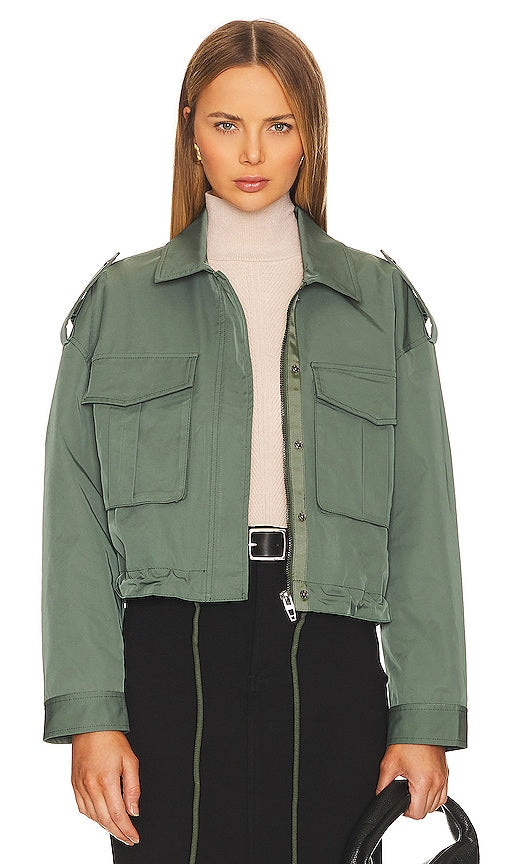 BLANKNYC Cargo Jacket in Green