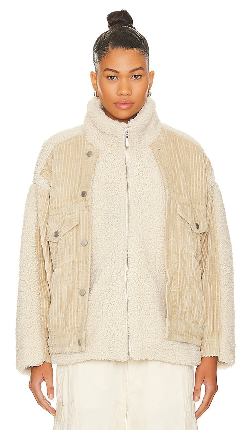 BLANKNYC Double Glazed Jacket in Beige