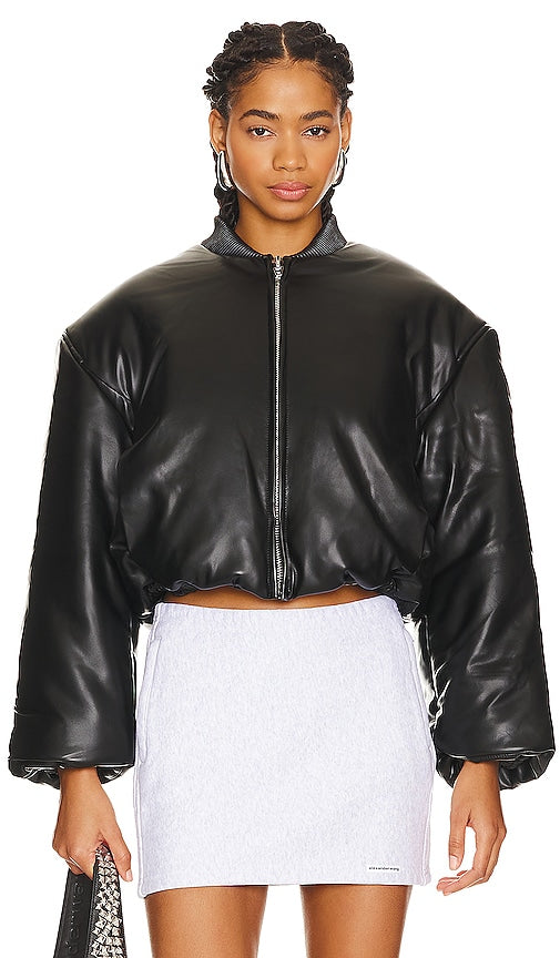 BLANKNYC Faux Leather Jacket in Black