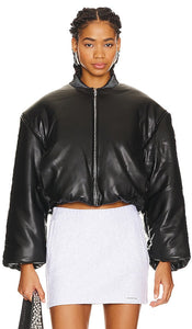 BLANKNYC Faux Leather Jacket in Black
