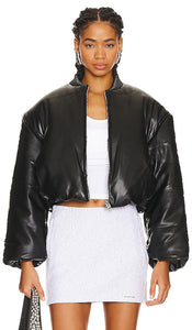 BLANKNYC Faux Leather Jacket in Black