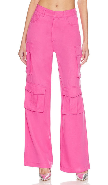 BLANKNYC Franklin Rib Cage Pant in Pink - BLANKNYC Pantalon Franklin Rib Cage en rose - BLANKNYC Franklin 粉色肋骨长裤 - BLANKNYC Franklin Rib Cage Hose in Rosa - BLANKNYC 프랭클린 립 케이지 팬츠 - Pantaloni BLANKNYC Franklin Rib Cage in rosa
