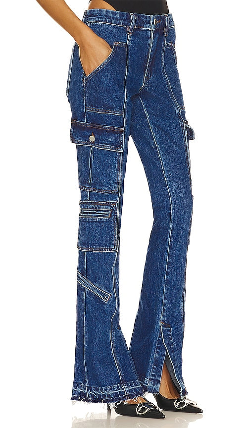 BLANKNYC Hoyt Mini Boot in Blue