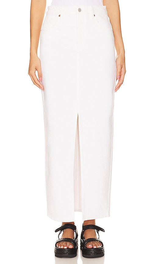BLANKNYC Maxi Skirt in White - Jupe longue BLANKNYC en blanc - BLANKNYC 白色超长裙 - BLANKNYC Maxirock in Weiß - BLANKNYC 맥시 스커트 - Gonna lunga BLANKNYC in bianco