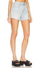 BLANKNYC the Reeve High Rise Short in Blue