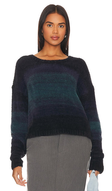 Bella Dahl Slouchy Sweater in Navy - Pull ample Bella Dahl en bleu marine - Bella Dahl 海军蓝休闲毛衣 - Bella Dahl Slouchy Pullover in Marineblau - Bella Dahl 슬러치 스웨터 - Maglione slouchy di Bella Dahl in blu scuro