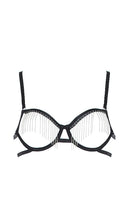 BLUEBELLA Antoinette Open Wired Bra in Black - BLUEBELLA Soutien-gorge ouvert à armatures Antoinette en noir - BLUEBELLA Antoinette 黑色开放式钢圈文胸 - BLUEBELLA Antoinette offener Bügel-BH in Schwarz - BLUEBELLA Antoinette 오픈 와이어드 브라블랙 색상 - Reggiseno aperto con ferretto BLUEBELLA Antoinette in nero