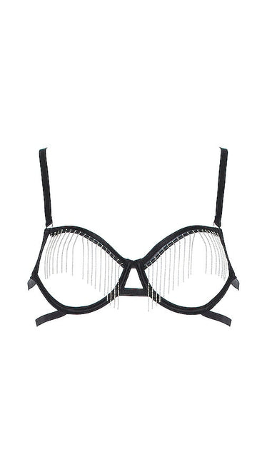 BLUEBELLA Antoinette Open Wired Bra in Black - BLUEBELLA Soutien-gorge ouvert à armatures Antoinette en noir - BLUEBELLA Antoinette 黑色开放式钢圈文胸 - BLUEBELLA Antoinette offener Bügel-BH in Schwarz - BLUEBELLA Antoinette 오픈 와이어드 브라블랙 색상 - Reggiseno aperto con ferretto BLUEBELLA Antoinette in nero
