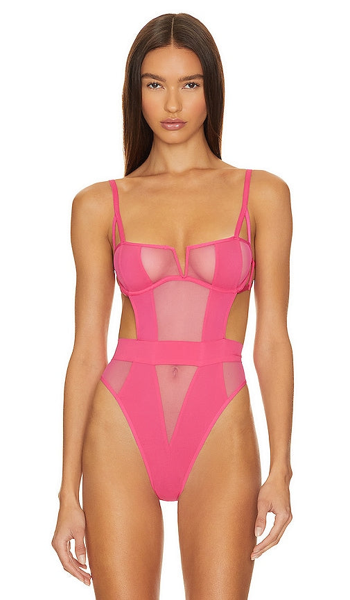 BLUEBELLA Orla Wired Bodysuit in Fuchsia