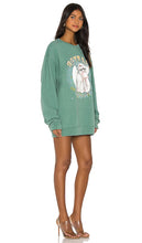 Boys Lie Boys Lie, Good Bye Crewneck in Green