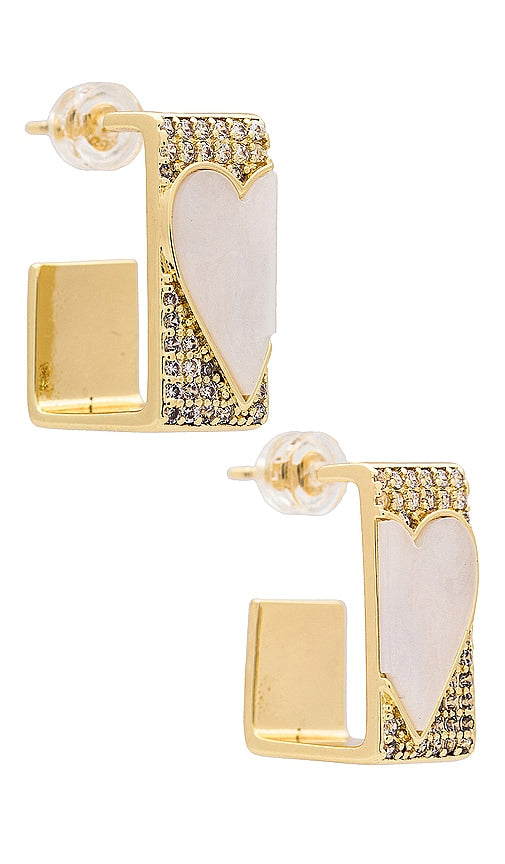 BRACHA Corina Earrings in Metallic Gold