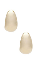 BRACHA Hendrix Baby Dome Hoops in Metallic Gold