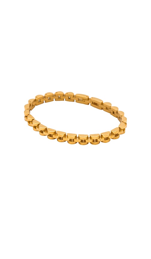 BRACHA Mini Rolly Bracelet in Metallic Gold