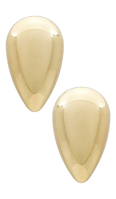 BRACHA Odette Drop Earrings in Metallic Gold