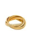 BRACHA She's Bossy Bracelet in Metallic Gold