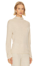 Brochu Walker Rhone Relaxed Funnel Sweater in Beige