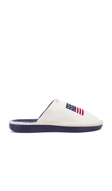 Brunch Essential in Cream | Men's Slippers in Americana