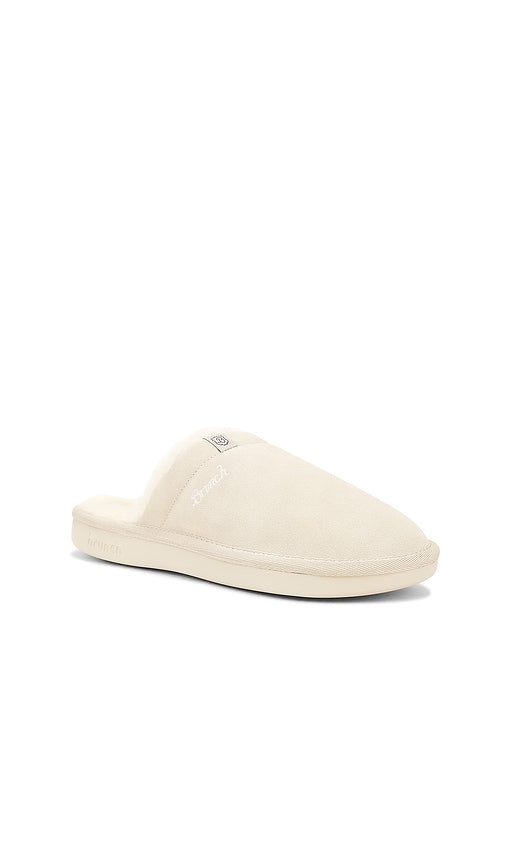 Brunch Essential Suede Shearling in Nude