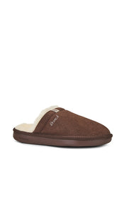 Brunch Essential Suede Shearling in Brown