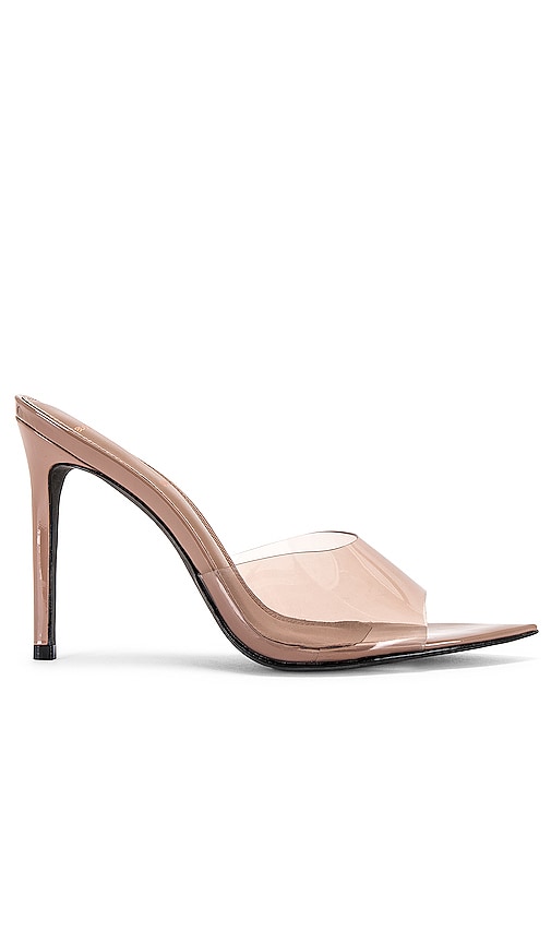 BLACK SUEDE STUDIO Bella Mule Sandal in Taupe | Truffle Open Toe Mules for Women
