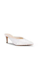BLACK SUEDE STUDIO Clio 65 Mule in White