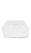 BTB Los Angeles Meila Fringe Clutch in White - BTB Los Angeles - Pochette à franges Meila en blanc - BTB Los Angeles Meil​​a 白色流苏手拿包 - BTB Los Angeles Meila Fransen-Clutch in Weiß - BTB Los Angeles Meila 프린지 클러치 화이트 색상 - Pochette con frange BTB Los Angeles Meila in bianco