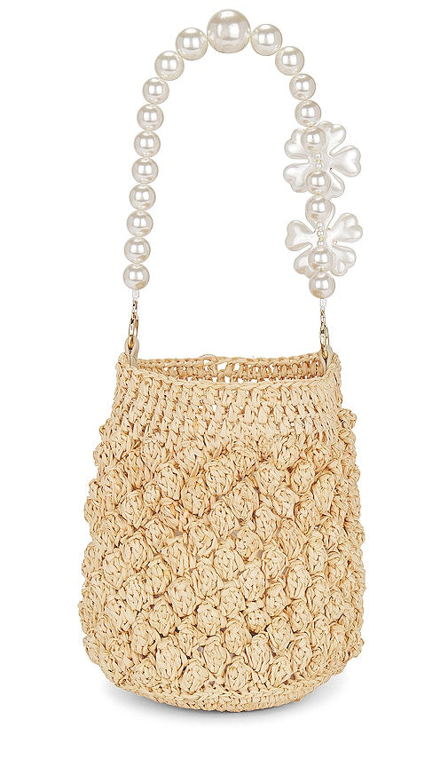 BTB Los Angeles Uri Bucket Bag in Beige