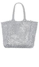 BTB Los Angeles Siena Tote in Metallic Silver