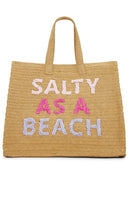 BTB Los Angeles Salty As A Beach Tote in Tan