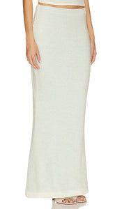 BUCI Mohair Mermaid Skirt in White