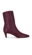 BY FAR Lysander Boot in Burgundy | Rosewood Heeled Boots for Women