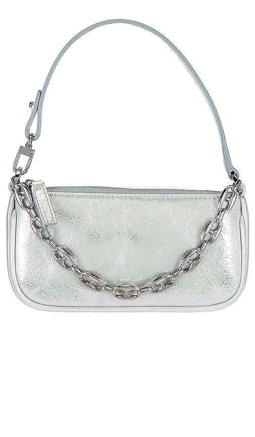 BY FAR Mini Rachel Bag in White - BY FAR Mini sac Rachel en blanc - BY FAR 白色迷你 Rachel 包 - BY FAR Mini-Rachel-Tasche in Weiß - BY FAR 미니 레이첼 백 화이트 색상 - Borsa BY FAR Mini Rachel in bianco