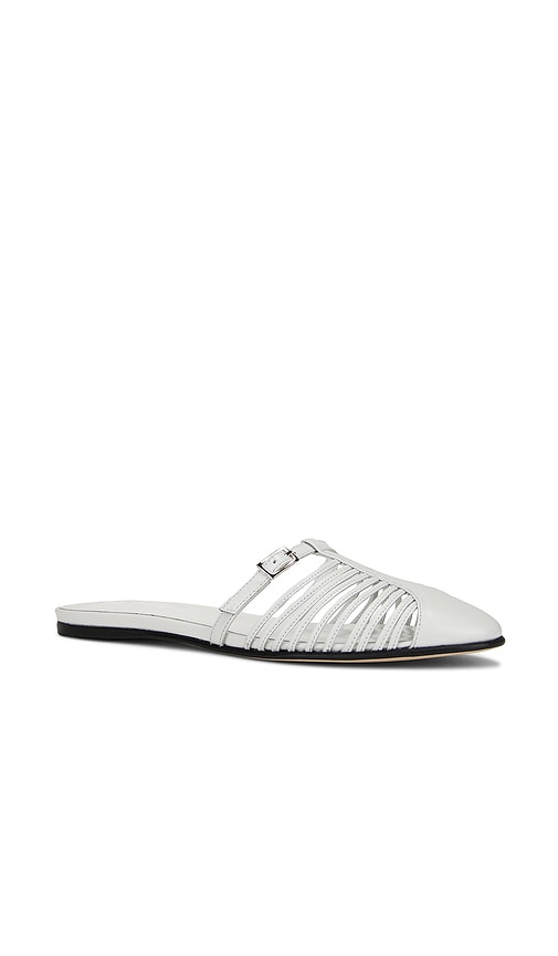 BY FAR Osip Flat in White