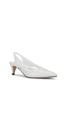 BY FAR Runa Slingback in White