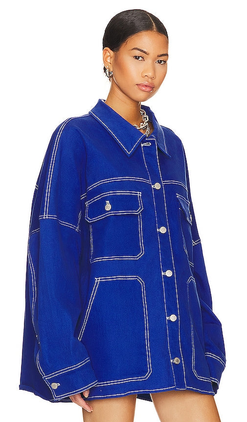 BY.DYLN Cooper Jacket in Royal