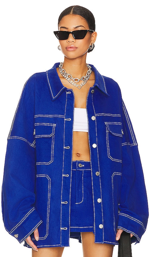 BY.DYLN Cooper Jacket in Royal - BY.DYLN - Veste Cooper en Royal - BY.DYLN 皇家库珀夹克 - BY.DYLN Cooper-Jacke in Royal - BY.DYLN 쿠퍼 자켓 - BY.DYLN Giacca Cooper in colore reale