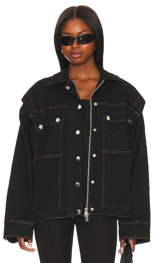 BY.DYLN Laney Jacket in Black - BY.DYLN - Veste Laney en noir - BY.DYLN Laney 黑色夹克 - BY.DYLN Laney Jacke in Schwarz - BY.DYLN 레이니 재킷블랙 색상 - BY.DYLN Giacca Laney in nero