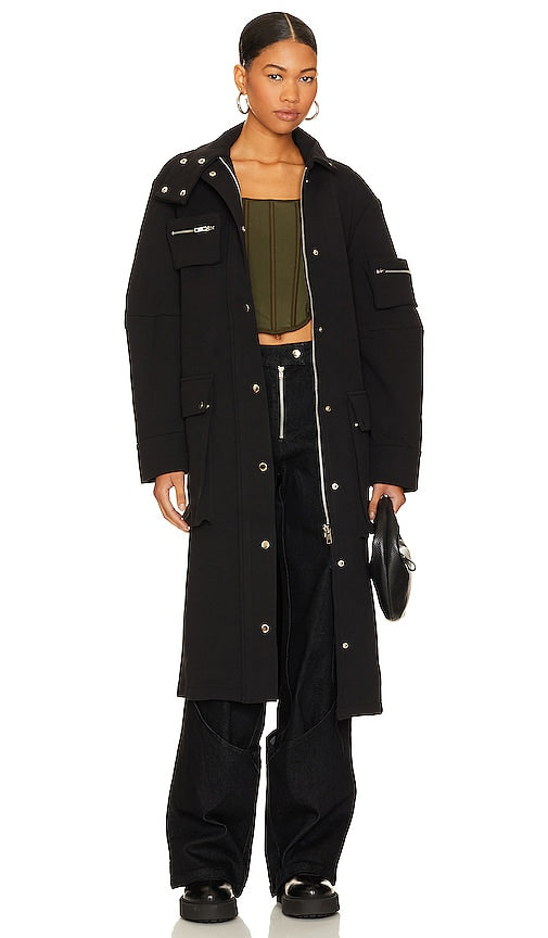 BY.DYLN Sherif Jacket in Black - BY.DYLN - Veste Sherif en noir - BY.DYLN 黑色 Sherif 夹克 - BY.DYLN Sherif-Jacke in Schwarz - BY.DYLN 셰리프 재킷블랙 색상 - BY.DYLN Giacca da sceriffo in nero