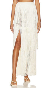 Bahia Maria Luciana Long Skirt in Ivory - Jupe longue Bahia Maria Luciana en ivoire - Bahia Maria Luciana 象牙色长裙 - Langer Rock von Bahia Maria Luciana in Elfenbein - Bahia Maria Luciana 롱 스커트 - Gonna lunga Bahia Maria Luciana color avorio