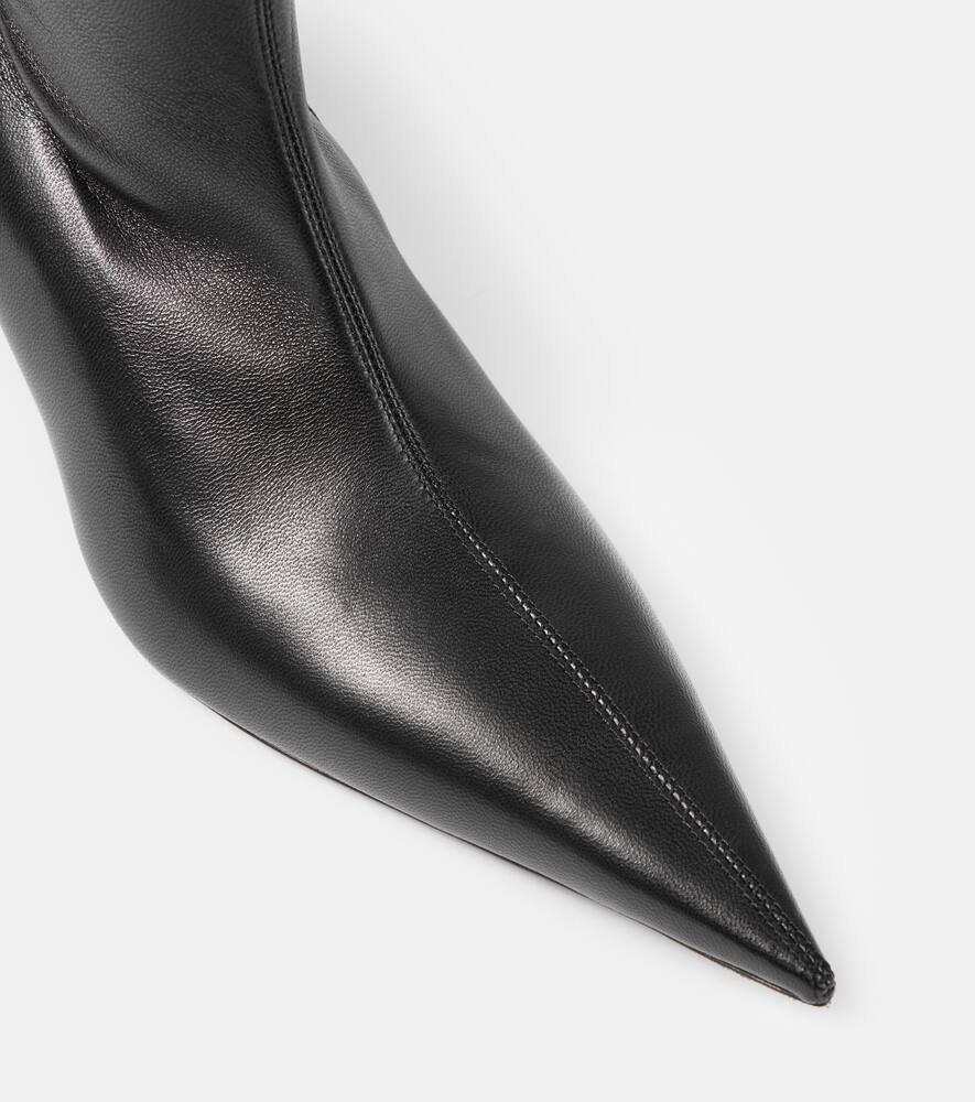 Balenciaga Avenue leather over-the-knee boots