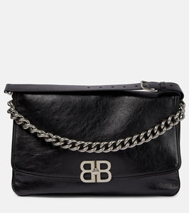 Balenciaga BB Soft Large leather shoulder bag. Shop Balenciaga Shoulder Bags for women now.