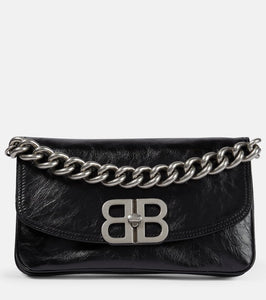Balenciaga BB Soft Small Flap leather shoulder bag. Shop Balenciaga Shoulder Bags for women now.