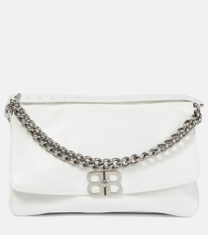 Balenciaga BB leather shoulder bag. Shop Balenciaga Shoulder Bags for women now.