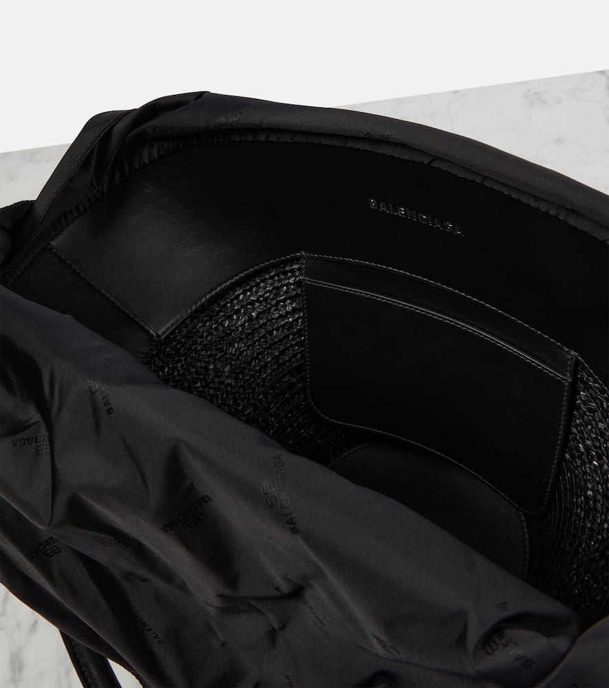 Balenciaga Beach Bag Medium raffia tote bag